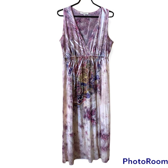 Maxi Dress size Medium by Variations Empire Waist - Picture 1 of 7